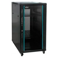 PHASAK ARMARIO RACK SUELO 19" PHASAK PRO 42U 600X1000 NEGRO DESMONTADO INCLUYE 2 BANDEJAS, VENTILACION TECHO, REGLETA 8T RACK, KIT PATAS/RUEDAS Y CERR.SEGURIDAD en Huesoi